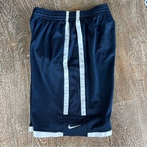 Nike Dri-Fit Men's Blue/White Athletic Shorts (Size: Medium)